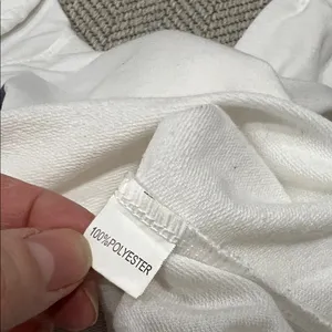 White USA Hoodie with Flag Detail thumbnail 6
