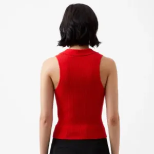 French Connection Sleeveless V Neck Knit Tank Top Sweater Women’s Size M NWOT thumbnail 2