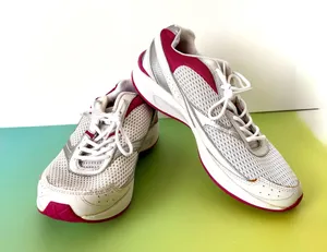 Walk ‘N Tone Sneakers, Size 9 White thumbnail 2