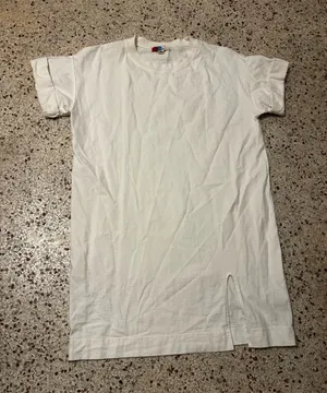 Free people beach oversized off white tshirt dress small thumbnail 1