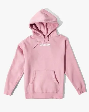 Glossier Hoodie Pink Size L thumbnail 1