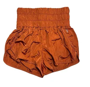 FP Movement Free People The Way Home Shorts Wide Waist Rust Women's Small Active thumbnail 1