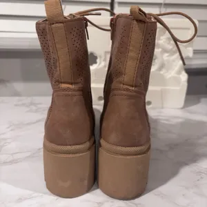 Sugar Fabians Brown Heeled Boots Size 8 | Trendy Fall Fashion Essential thumbnail 3