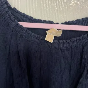 Michael Kors Navy Blouse thumbnail 6