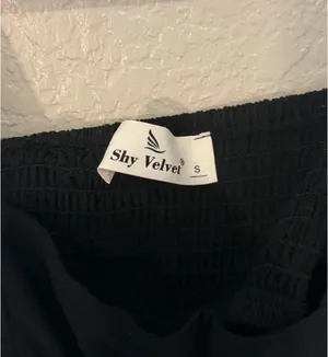 Shy Velvet Open Sides/Back Dress - Black Size S thumbnail 2
