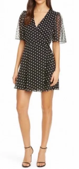 Alice + Olivia Sandra Daisy Wrap Dress 4 thumbnail 1
