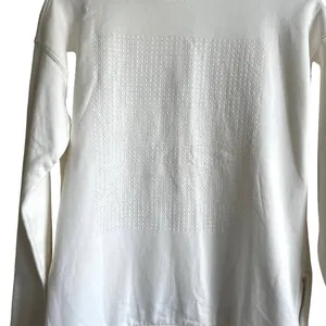 Noisy May Cream Textured Mock Neck Sweatshirt‎ XS Side Zip Minimalist Scandi Top thumbnail 4