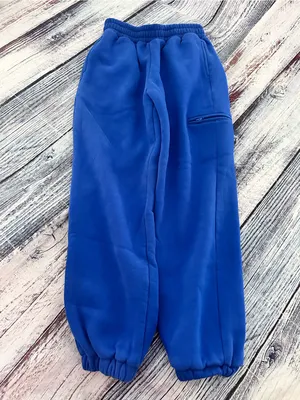 COMFRT Airplane Mode Travel Joggers Royal Blue Fleece Pants thumbnail 3