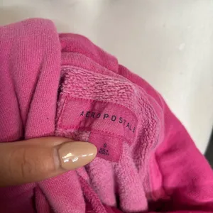 Aeropostale Hot Pink A87 Logo Graphic Hoodie Sweatshirt Womens Small Sleeve Prin thumbnail 5