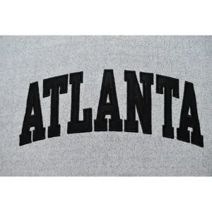 New York Popular Atlanta Crewneck Sweatshirt Gray XL Collegiate Style Pullover thumbnail 3