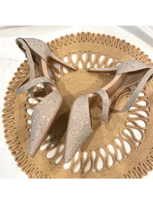 Carvela Kross Jewel Court Heels Glam EU 40.5 Neutral Jewel Crystal Rhinestone thumbnail 9