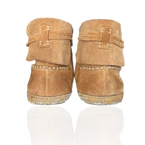 UGG Reid Moc Womens 8 Moccasin Booties‎ Chestnut Brown Suede Ankle Boots thumbnail 5