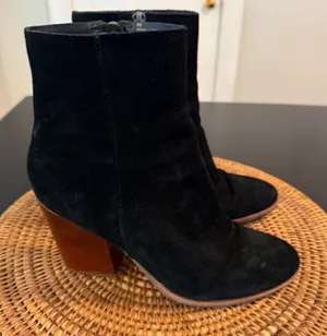 Kork Ease Black Suede Ankle‎ Boots thumbnail 1