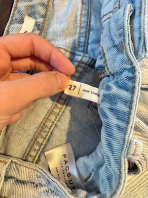 PacSun Jean Mom Shorts Light Wash thumbnail 3