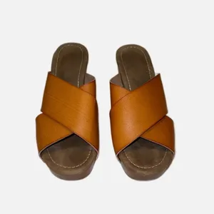 Cato size 11 mod style light brown chunky heels thumbnail 2