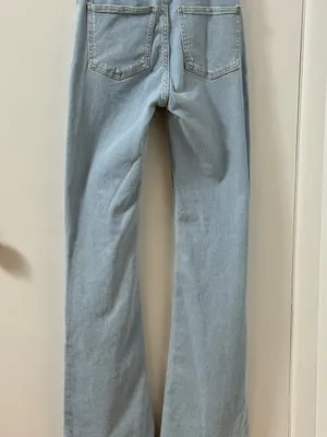 Zara Light Blue High-Rise Wide Leg Jeans NWT thumbnail 5
