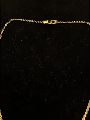 Dainty Blue Evil Eye Protection Necklace – Gold-Toned Chain Amulet 18” thumbnail 4