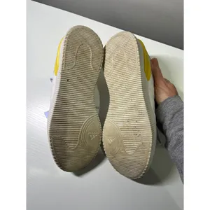 Adidas‎ Courtic Women 7.5 Sneakers White Grey Yellow Low Top HP9460 Shoes thumbnail 6