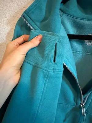 Lululemon Turquoise Scuba  thumbnail 5
