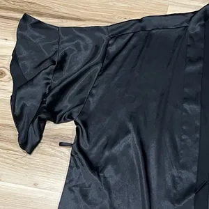 Victoria’s Secret Black Silky Robe Women’s XS/Small thumbnail 4