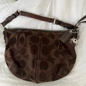 Coach Shoulder Bag Vintage Brown thumbnail 1