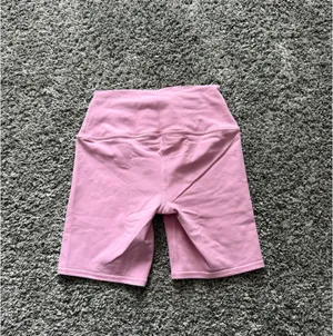 ALO Yoga Light Pink High-Rise Bike Shorts thumbnail 2