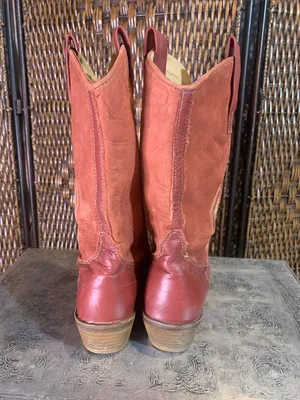 Array Cowboy Boots Embroidered Size 7 Red thumbnail 4