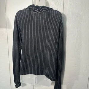 Susan Bristol Black and White Stripped Sweater Size Medium EUC thumbnail 4