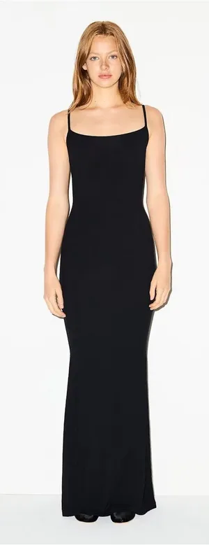 Skims Soft Lounge Long Slip Dress thumbnail 1