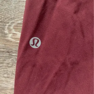 Lululemon Burgundy High-Waisted Leggings 4 thumbnail 6