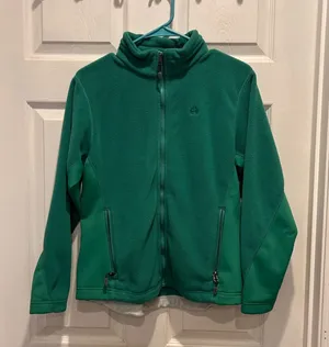 Nike ACG Womens Fleece Jacket‎ Full Zip Therma-Fit Green Outdoors Large thumbnail 1