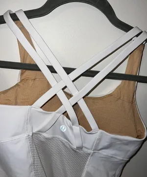 Lululemon White Tank thumbnail 3