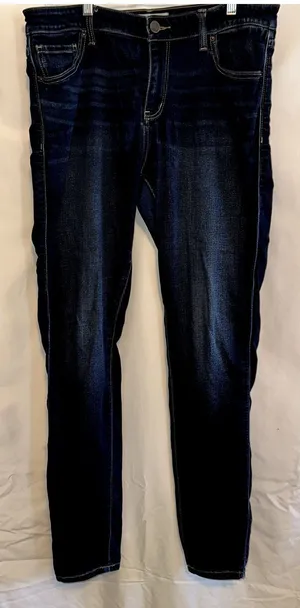 BKE Buckle Jeans Womens 31x31 Blue Victoria Mid-Rise Skinny Ankle Whiskered Jean thumbnail 1