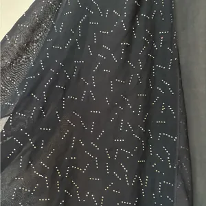 Vintage Jessica McClintock Black Sheer Beaded Kimono Overlay Evening Jacket thumbnail 5