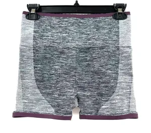 Athleta Impact Short 3.5" size medium gray‎ purple athletic workout shorts thumbnail 1