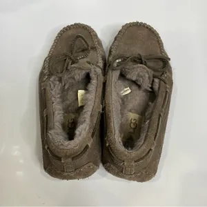 UGG Dakota slippers taupe women’s size 6 house‎ shoes casual shearling lined thumbnail 6