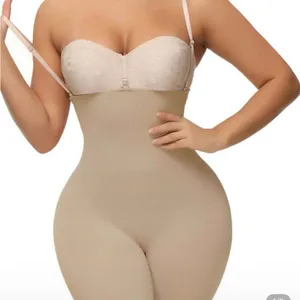 Seamless High-Waist Shapewear in Beige NWOT thumbnail 1