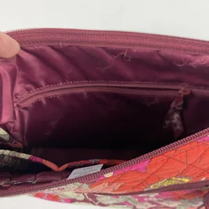 Vera Bradley Crossbody Bag Womens One Size Pink‎ Orange Floral Quilted Purse thumbnail 6