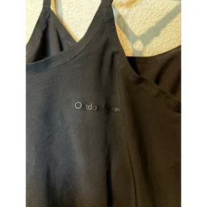 Outdoor Voices Athletic Dress Black Size Small Built-In Bra Liner Strappy Back thumbnail 5
