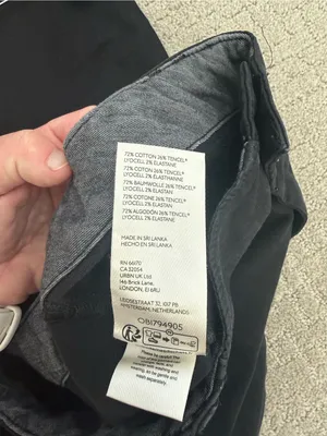Pilcro Anthropologie Black Straight Leg Utility Pants Size 32 thumbnail 8