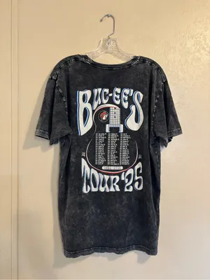 Buc-ee's Tour '25 Acid Wash Festival 100% Cotton Unisex T-Shirt sz M thumbnail 2