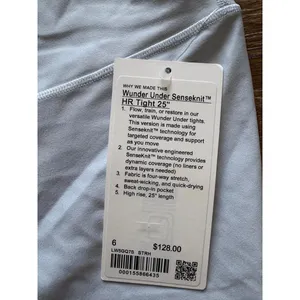 Lululemon Wunder Under Senseknit High Rise 25” Starch Blue Size 6 NWT thumbnail 4