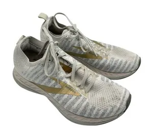 Brooks Womens Bedlam 2 Gray Gold Running Shoes‎ Sneakers Size 8 Running Walking thumbnail 1