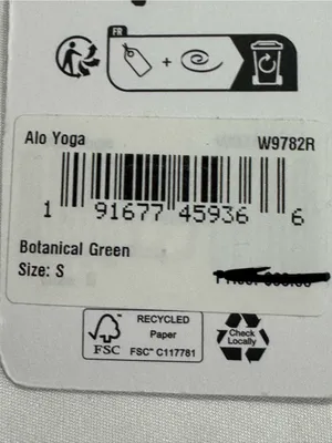 NWT Alo Yoga Airlift Bra Airbrush Streamlined Skirt Set Botanical Green Small thumbnail 7