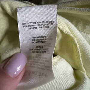 Wilfred‎ Free Popsicle 7“ Short Sz XL in Chamomile Yellow French Terry Cloth thumbnail 10