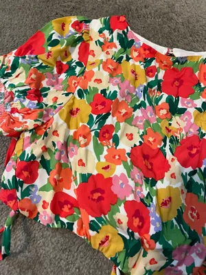 Le lis Tie Back Floral Top NWT thumbnail 4
