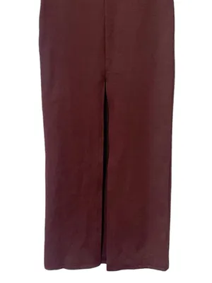 NWT Bumpsuit Sculpting Rib Off Shoulder Maternity Dress XS Brown Bodycon Midi thumbnail 6