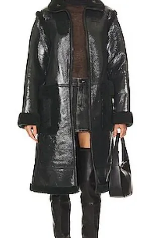 Nasty Gal Women's Black Faux Fur Coat thumbnail 1