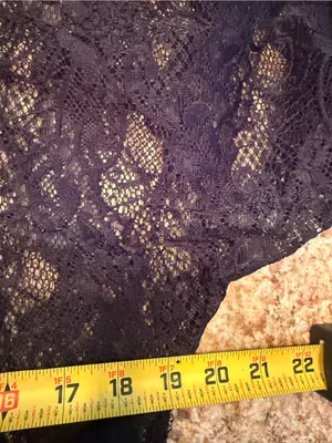 Source Unknown Cardigan Size large l Blouse Shirt Top lace Black tie front thumbnail 5