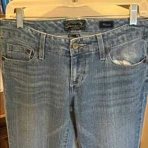 Comfy!  Jeans Flare Seven7 Womens 28 Denim thumbnail 2
